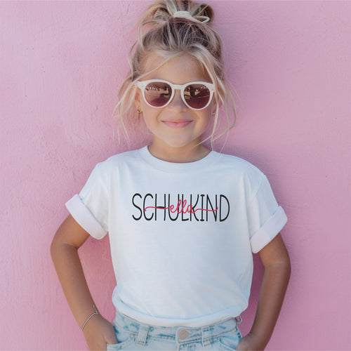 Geschenk zur Einschulung: T-Shirt mit Name des Schulkindes