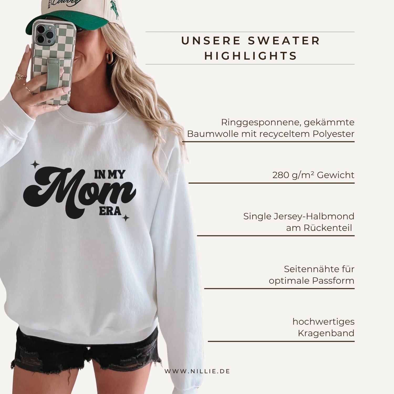 Grafik: Produkteigenschaften (Mama-Sweater)