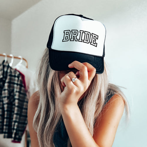Braut-Basecap "BRIDE" für den JGA