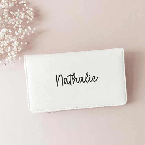 Geschenk für die Trauzeugin: Schmucketui (personalisiert) in Creme