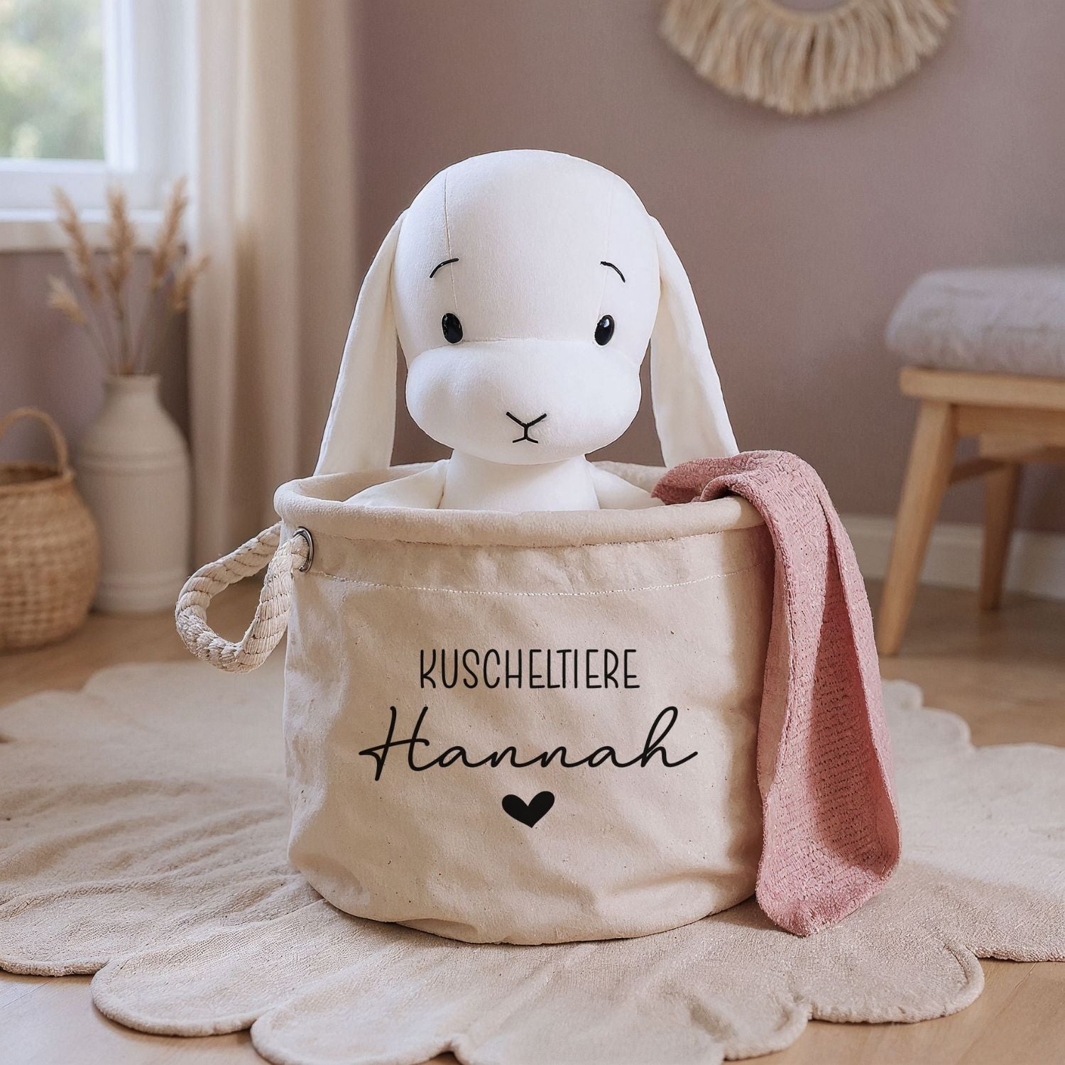 Spielzeugkorb für Kinder (personalisiert), Design #6 – nillie Manufaktur