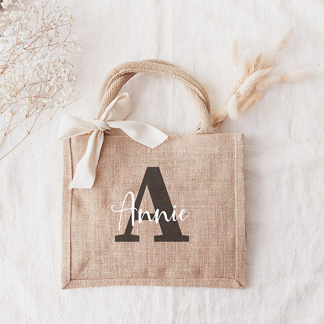 Personalisierte Jutetaschen für Geschenke