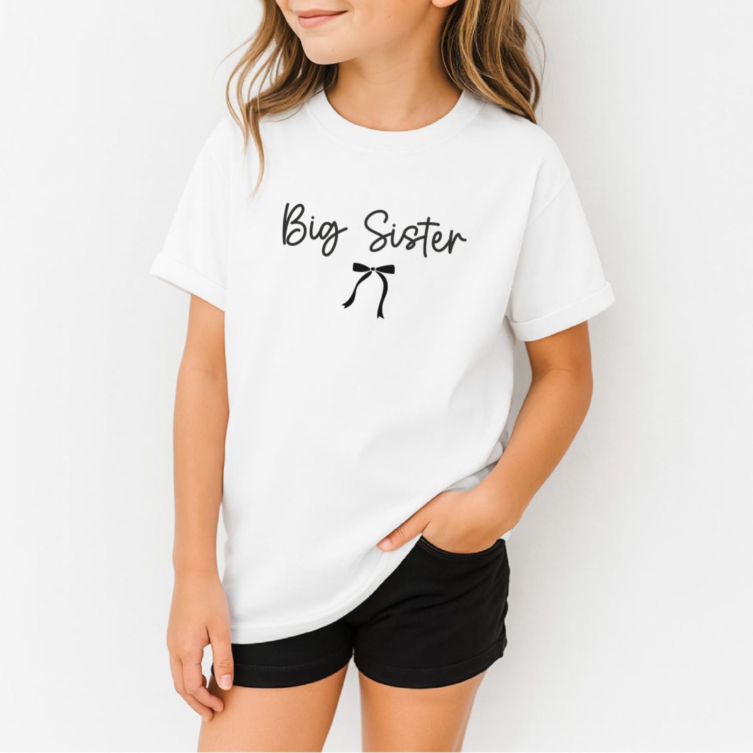 "Big Sister“ T-Shirt für die große Schwester 