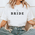 Braut T-Shirt "the BRIDE" für den Junggesellinnenabschied