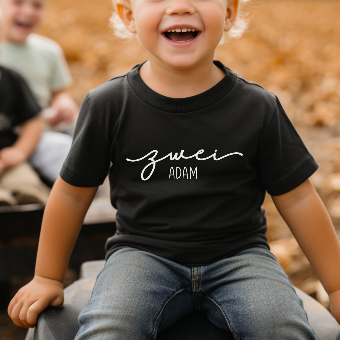 Geburtstag T-Shirt (Junge), personalisiert mit Altersangabe und Name