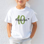 Geburtstag T-Shirt für Junge (mit Name und Alter)
