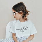 Geburtstag T-Shirt (Mädchen), personalisiert mit Altersangabe und Name