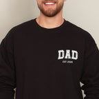 Papa Sweater "DAD Est. 20xx", #Geschenk Vatertag