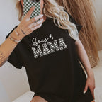 Mama T-Shirt (schwarz) "boy ↯ MAMA", #Geschenk Geburtstag