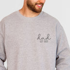 Papa Pullover "dad  EST 20...", #Geschenk