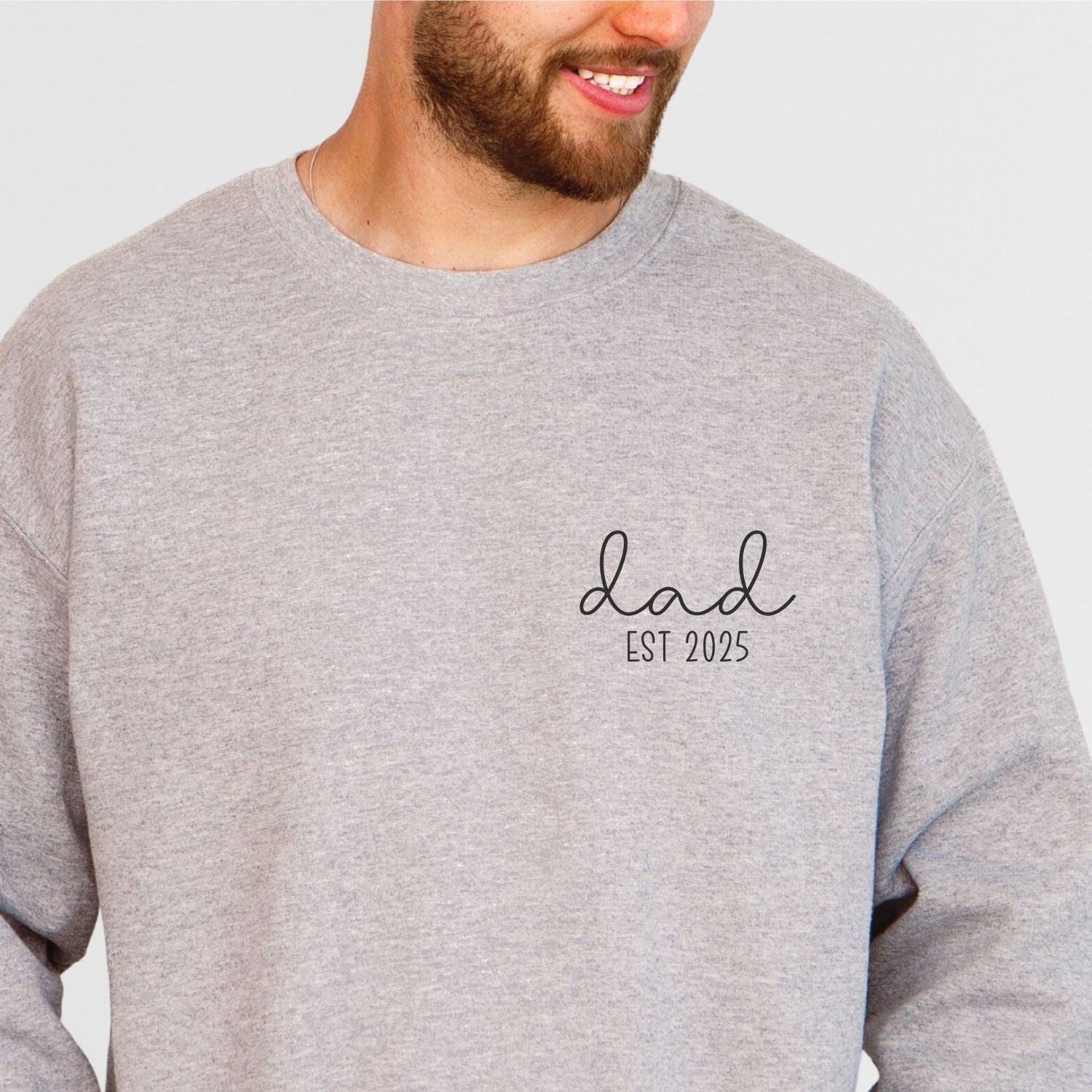 Papa Pullover "dad  EST 20...", #Geschenk