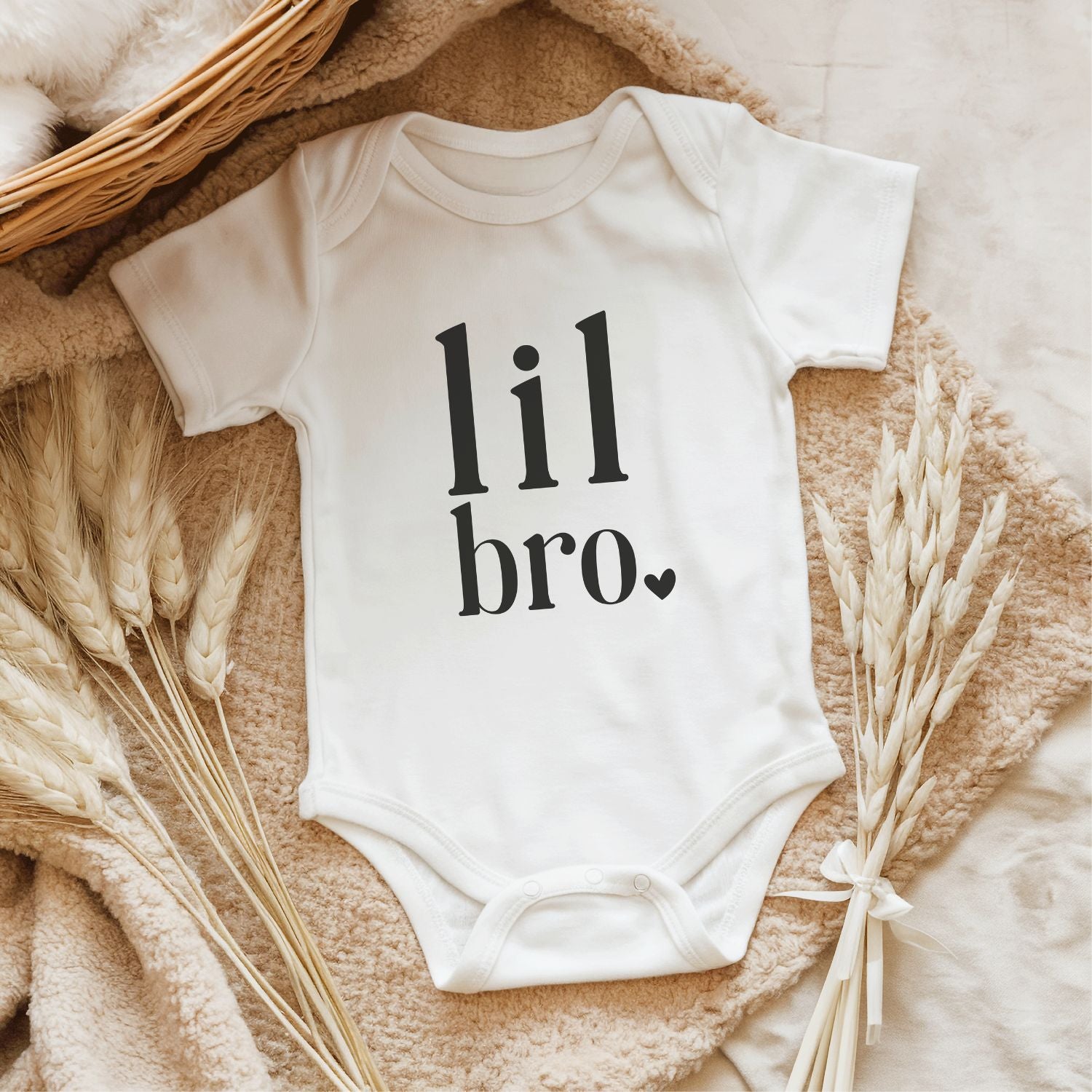 Geschwister-Babybody "Lil Bro" (kleiner Bruder), Design No.1