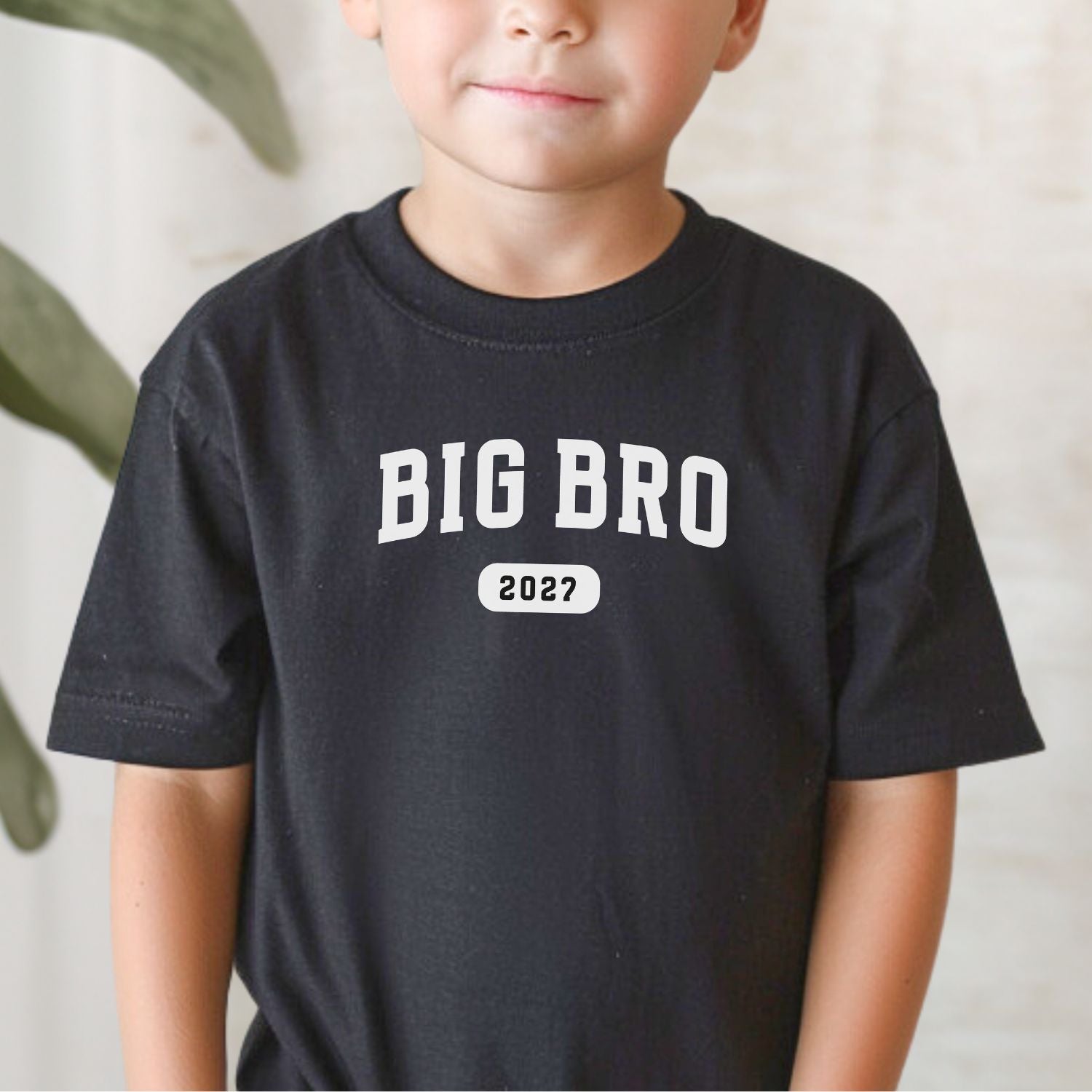 Geschwister T-Shirt "BIG BRO" mit Jahresangabe