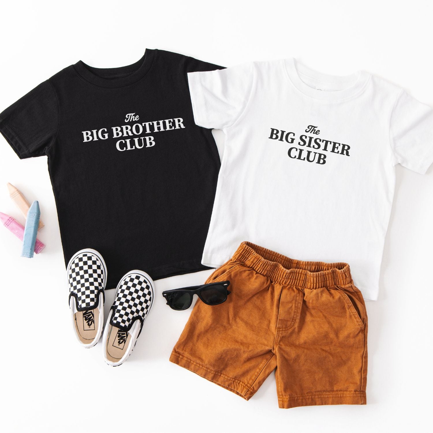 T-Shirts für die großen Geschwister zur Geburt (The Big Brother/ Sister Club)