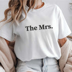 Hochzeit-Shirt mit "The Mrs."-Aufdruck, #Geschenk Braut
