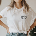 JGA T-Shirt "Braut Crew" für den Junggesellinnenabschied