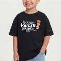 Kinder T-Shirt (Junge) "Tschüss KINDERGARTEN" mit Name