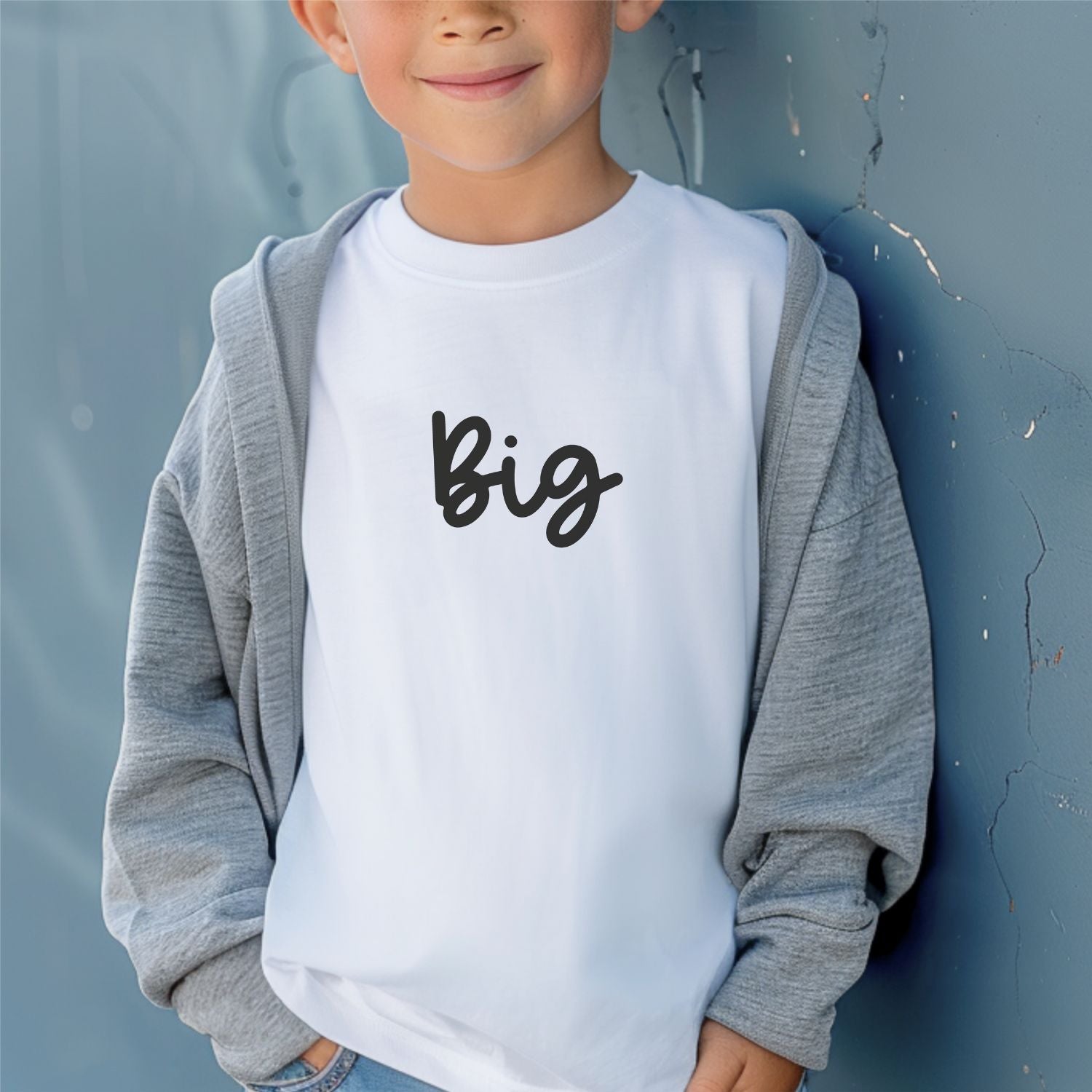 Kinder T-Shirt "BIG", #Geschenk zur Geburt Geschwisterchen