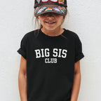 Geschwister-Shirt "BIG SIS CLUB" (Geschenk für die große Schwester)