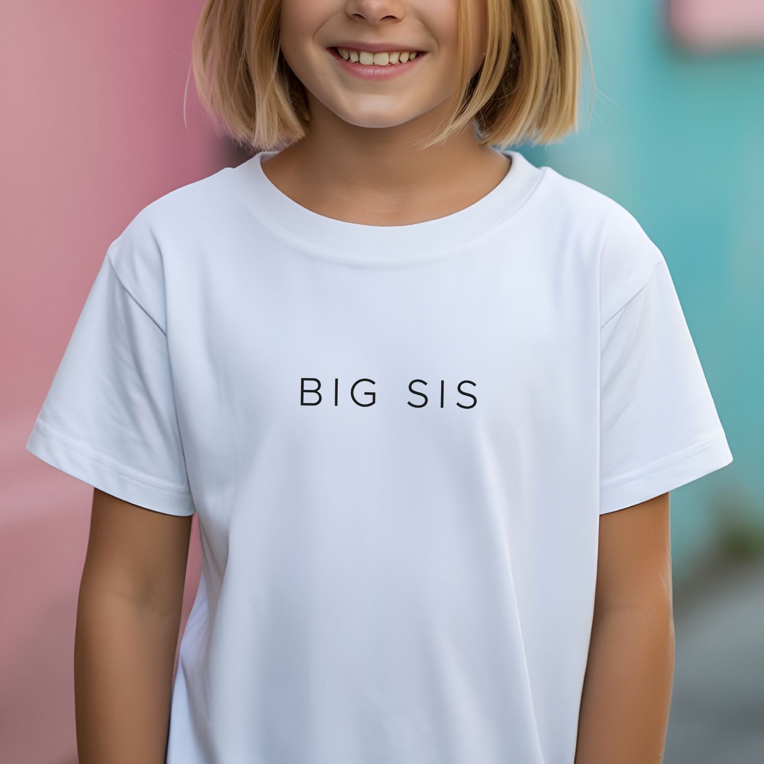Kinder T-Shirt "BIG SIS" für die große Schwester