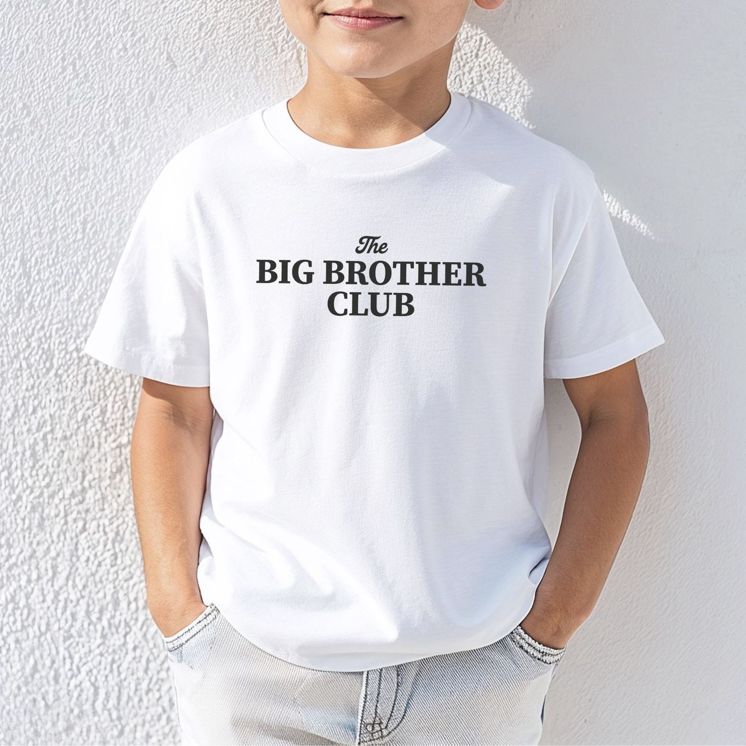 Geschwister-Shirt "The BIG BROTHER CLUB" (Geschenk für den großen Bruder)