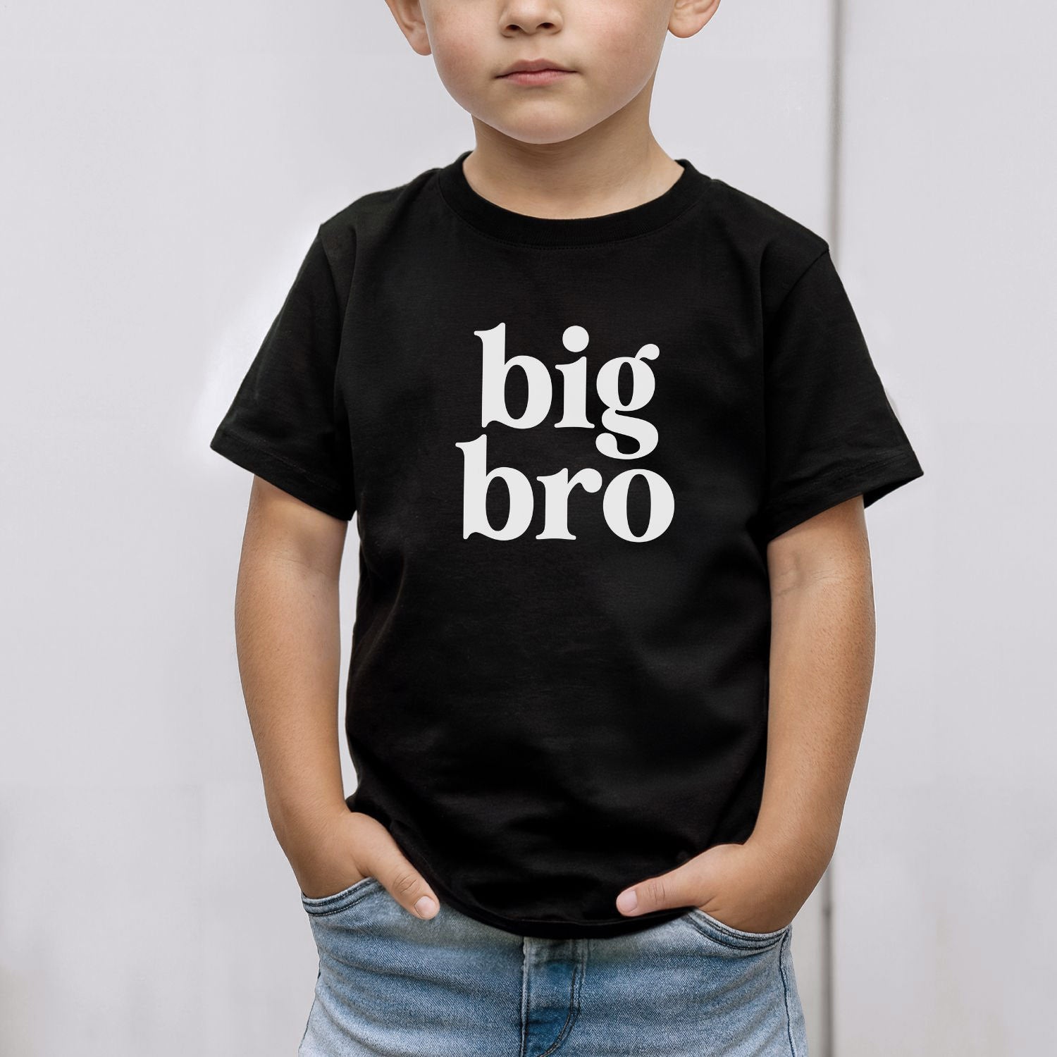 Kinder T-Shirt „big bro“ für den großen Bruder