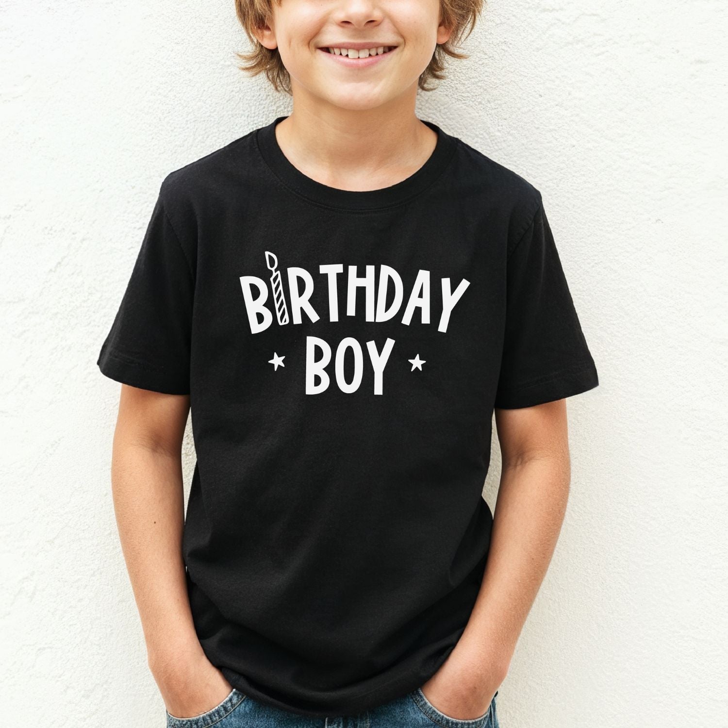 Kindergeburtstag T-Shirt „BIRTHDAY BOY“ für Jungen