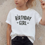 Kindergeburtstag T-Shirt „BIRTHDAY Girl“ für Mädchen