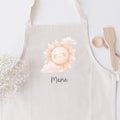 Kinderschürze mit "Sonnenschein"-Motiv, personalisiert mit Name