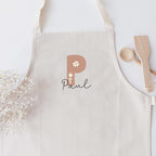 Kinderschürze (personalisiert mit Initiale + Name), #Boho