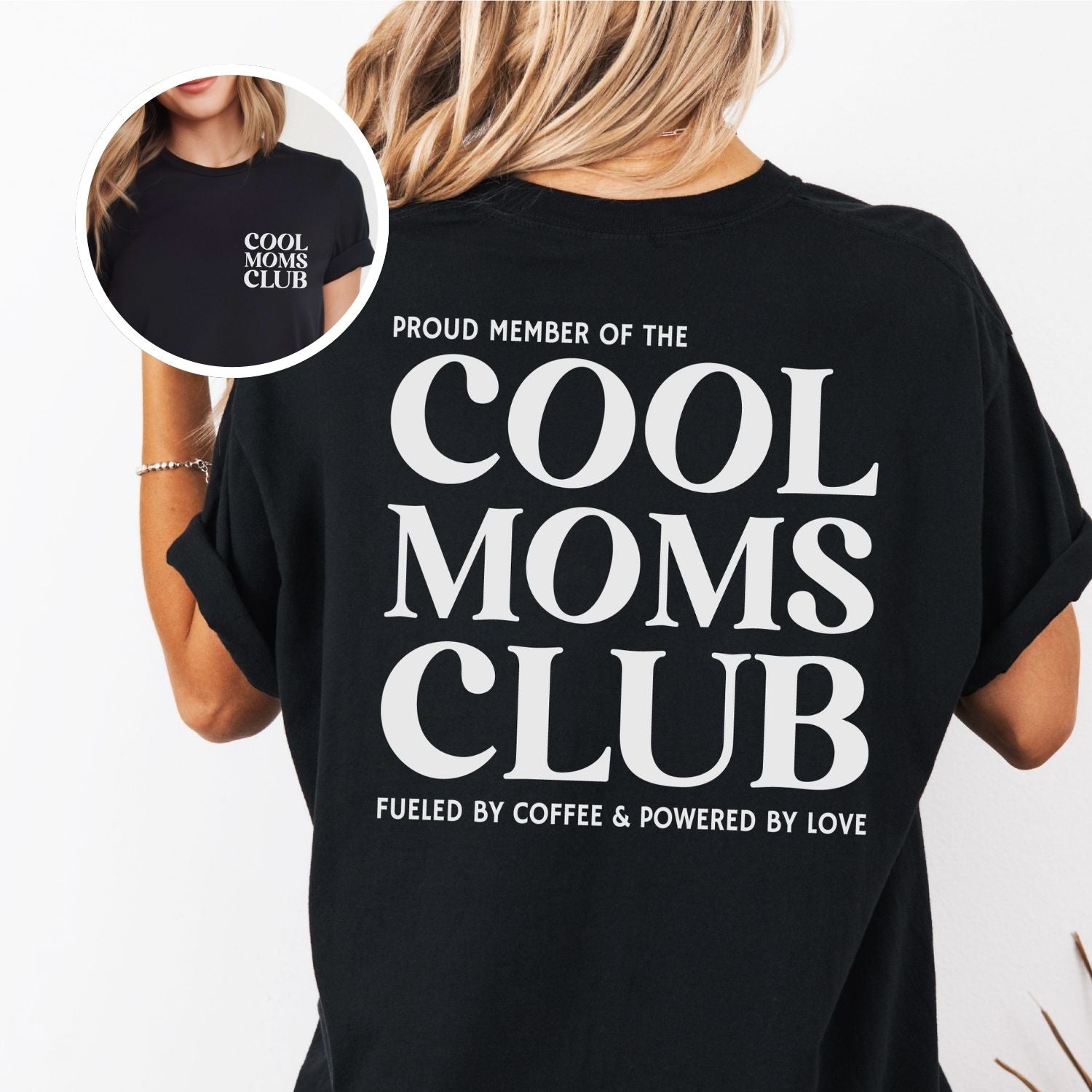 Mama T-Shirt mit großen Rückenaufdruck: 