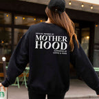 Mama-Sweater (schwarz) "Official Member of MOTHER HOOD Supported by Coffee & Hugs"