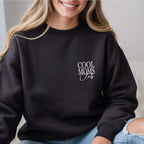 Mama-Sweater "Cool Moms Club" (schwarz), Design #5