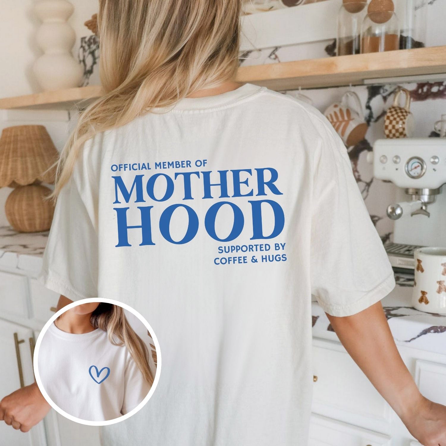 Mama T-Shirt mit großen Rückenaufdruck: 