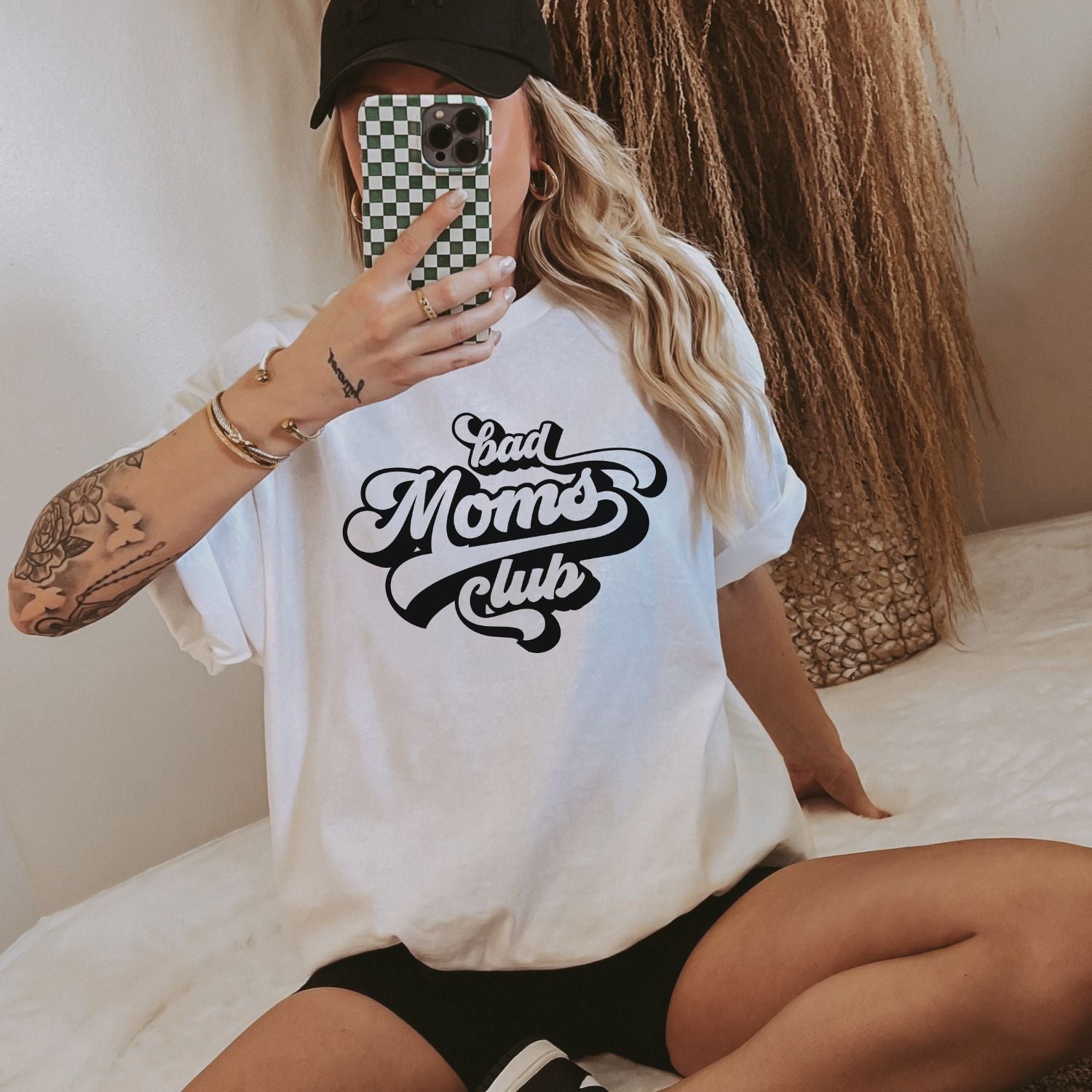 Mama T-Shirt (weiß) mit schwarzen 