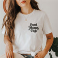 Mama T-Shirt "Cool Moms Club" (weiß), Design No. 7