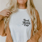 Mama T-Shirt "Tired Moms Club" (weiß), #Geschenk Geburtstag