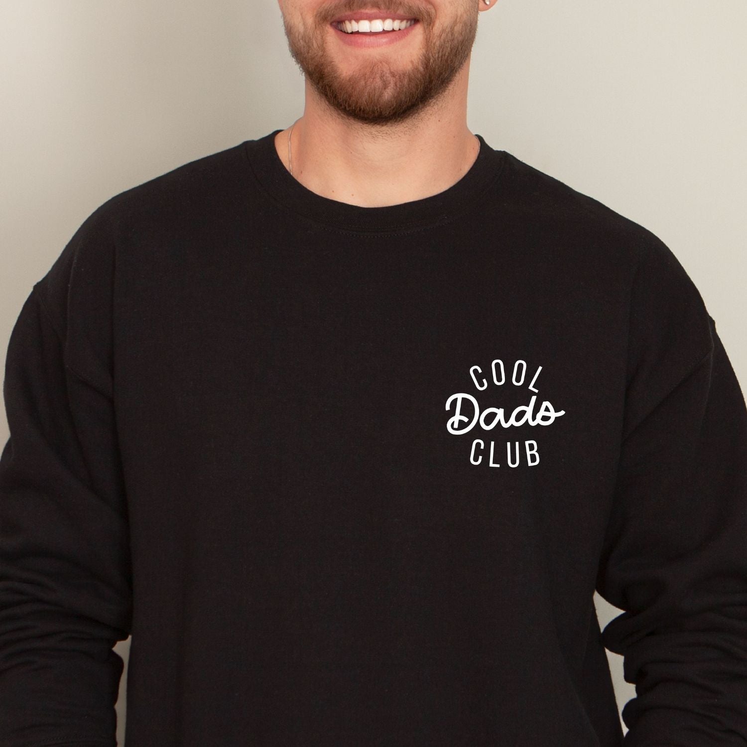 Papa-Pullover "Cool Dads Club" (schwarz)