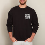 Papa-Sweatshirt "COOL DADS CLUB" (schwarz), #Geschenk Vatertag
