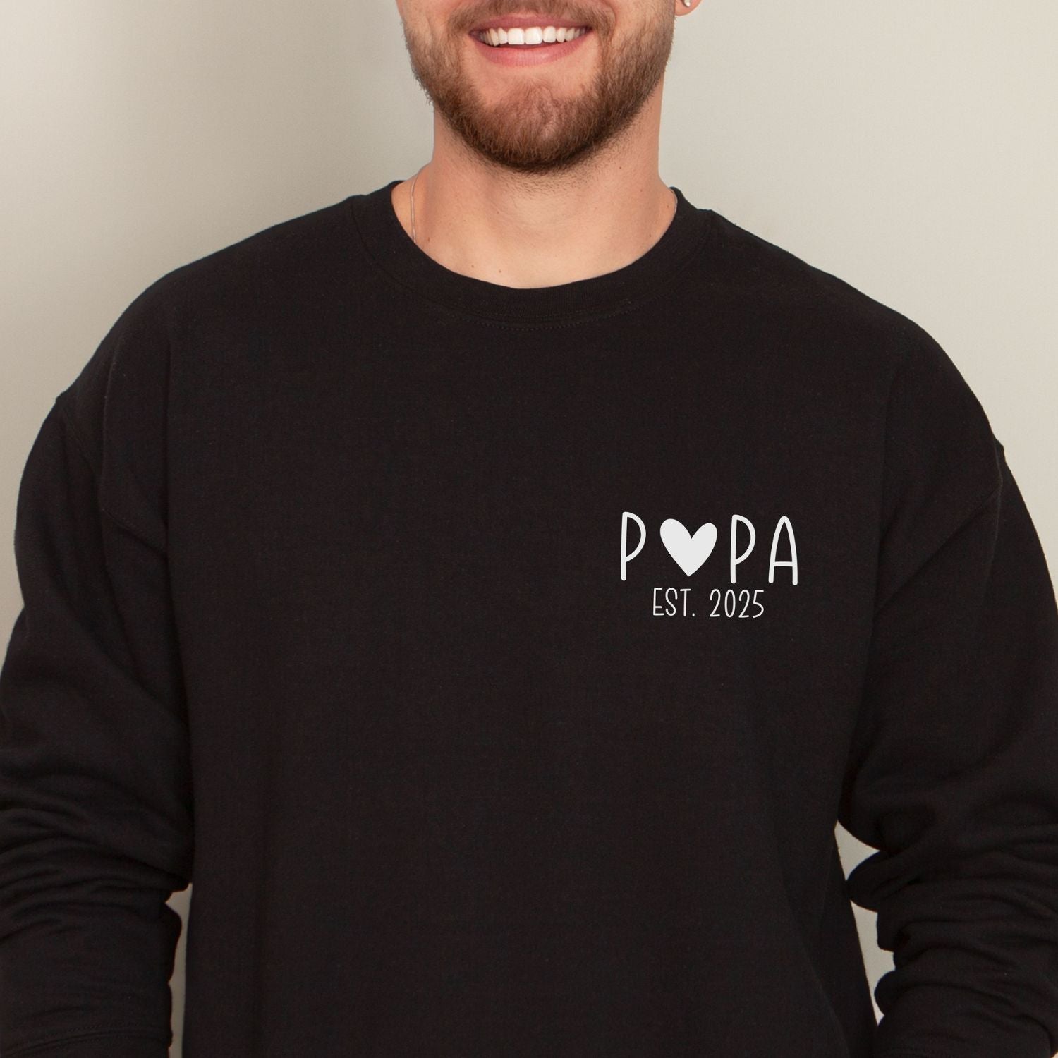 Papa Pullover "P♥PA  EST. 20...", #Geschenk