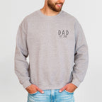 Papa Sweatshirt "DAD Est. 20...." (Jahreszahl anpassbar), #Papageschenk