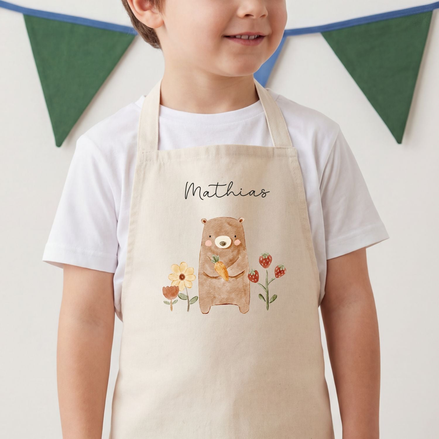Personalisierte Kinderschürze für Kinder