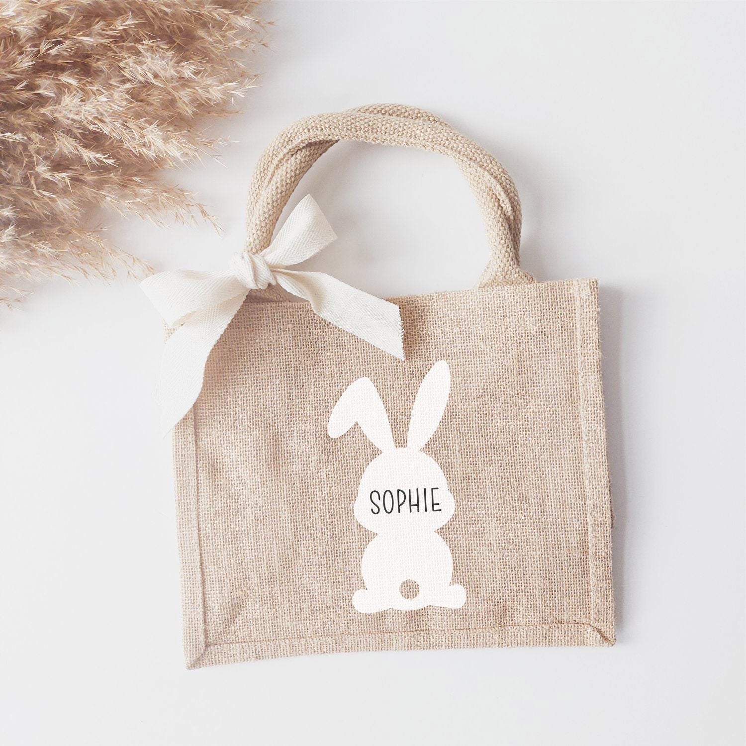 Personalisierte Jutetasche für Ostern