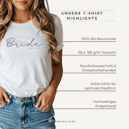 Grafik: Produkteigenschaften (Braut-Shirts)