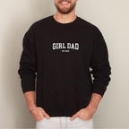 Pullover für Papa mit Aufdruck "Girl Dad - Est. 2026" (Jahreszahl änderbar)