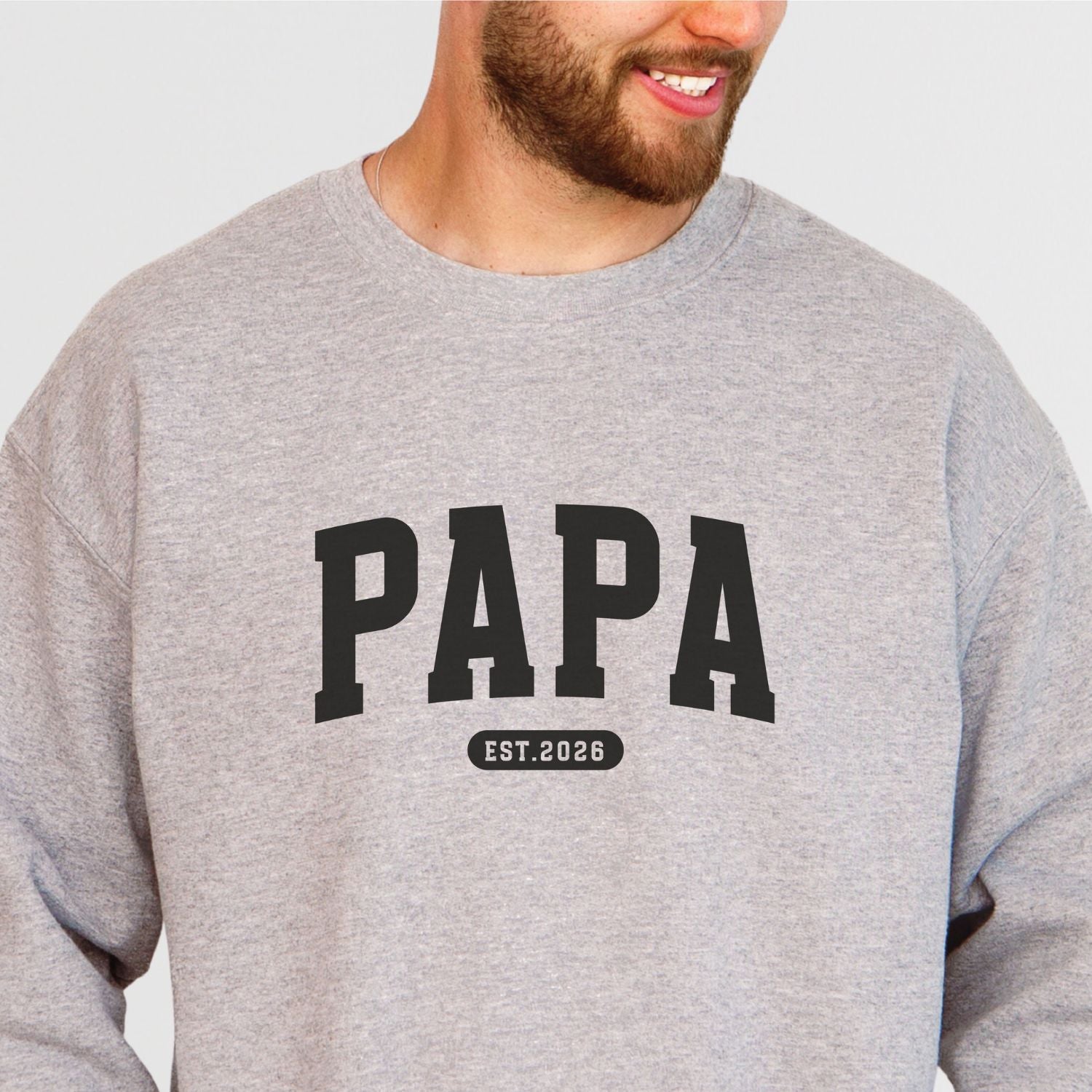 Pullover "PAPA" (mit Geburtsjahr des ersten Kindes)