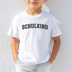 "SCHULKIND" T-Shirt (weiß) für den Kindergarten-Abschied