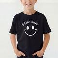 "SCHULKIND" T-Shirt (schwarz) mit Smiley