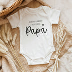 Babybody "Ich freu mich auf dich Papa", #Schwangerschaft verkünden
