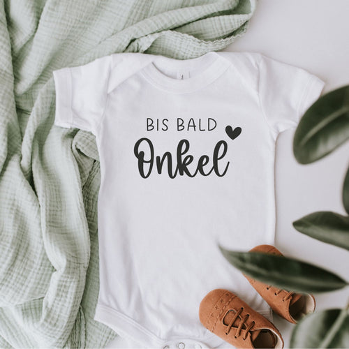 Babybody "Bis bald, Onkel" - (Bruder die Schwangerschaft zu verkünden)